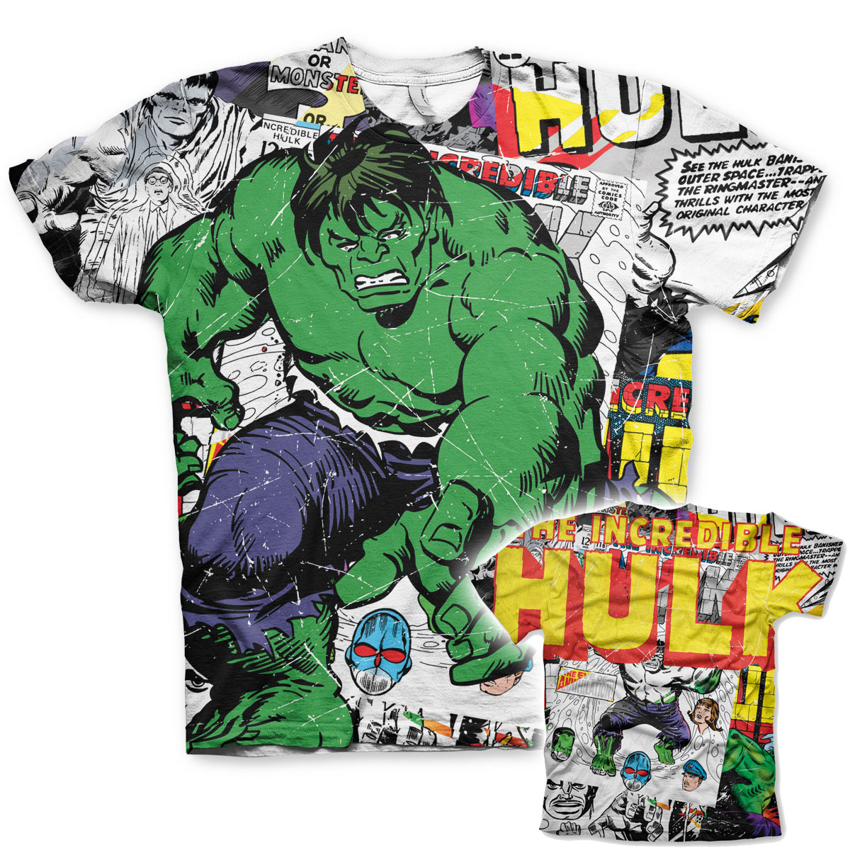 The Hulk Comic Allover T-Shirt
