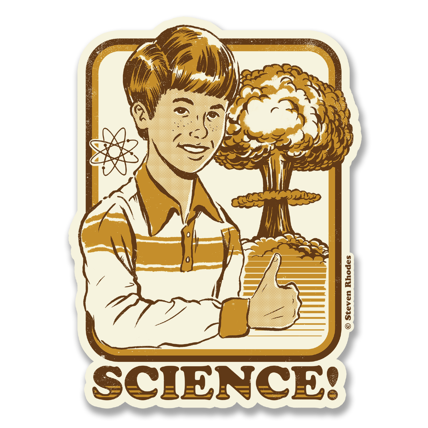 Steven Rhodes - SCIENCE! Sticker