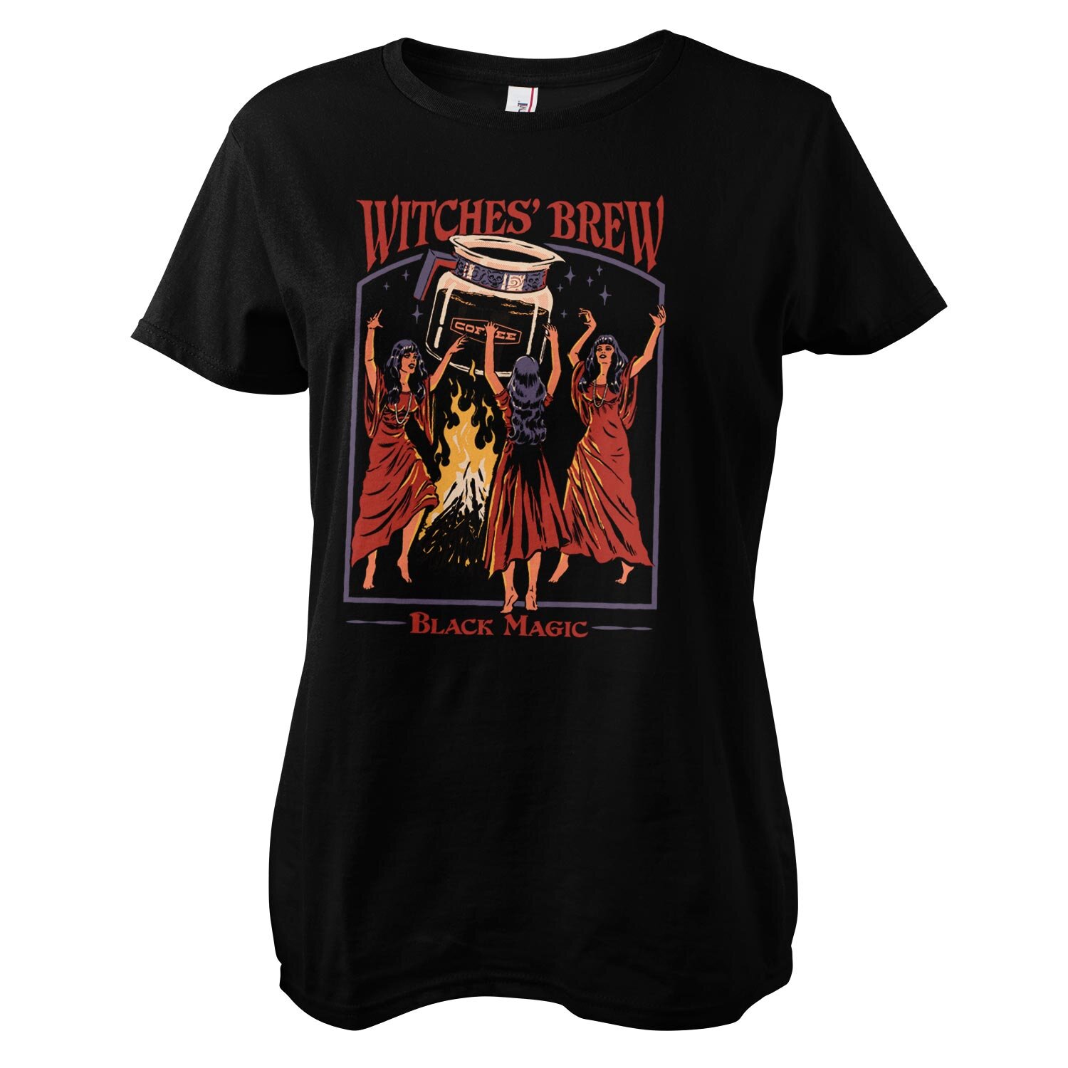 Witches Brew Black Magic Girly Tee