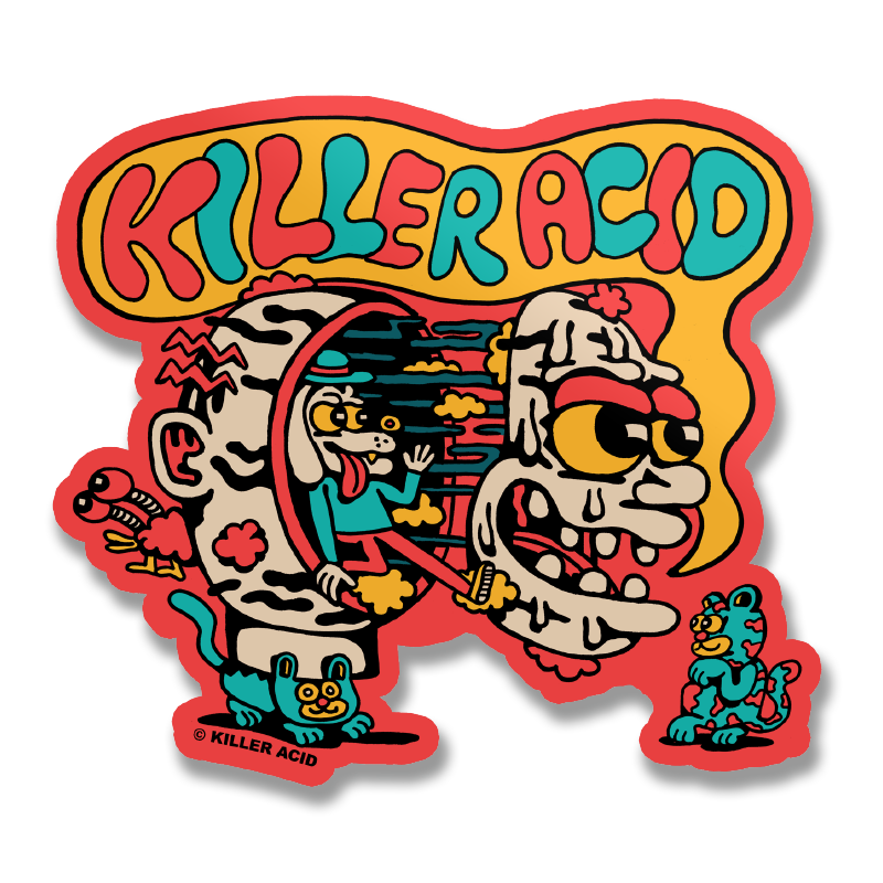 Killer Acid - Change Yourself Sticker