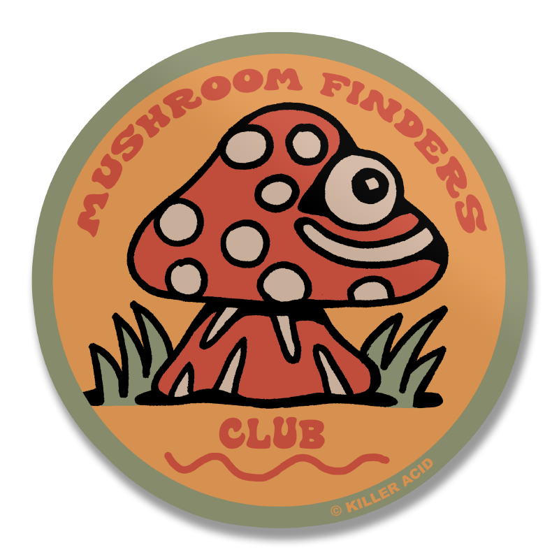 Killer Acid - Mushroom Friends Club Sticker