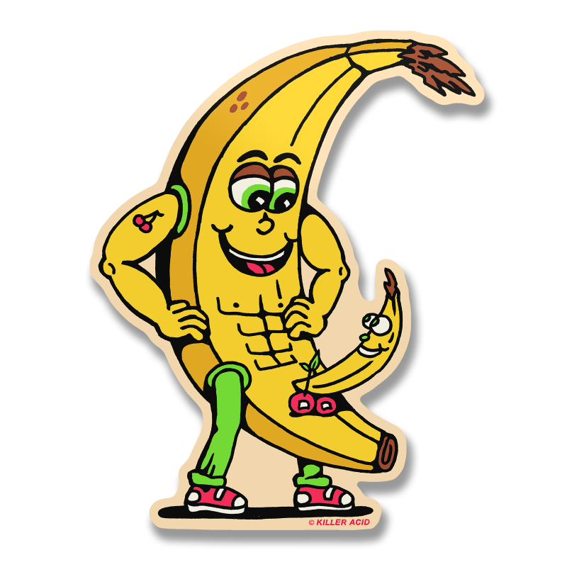 Killer Acid - Banana Daddy Sticker
