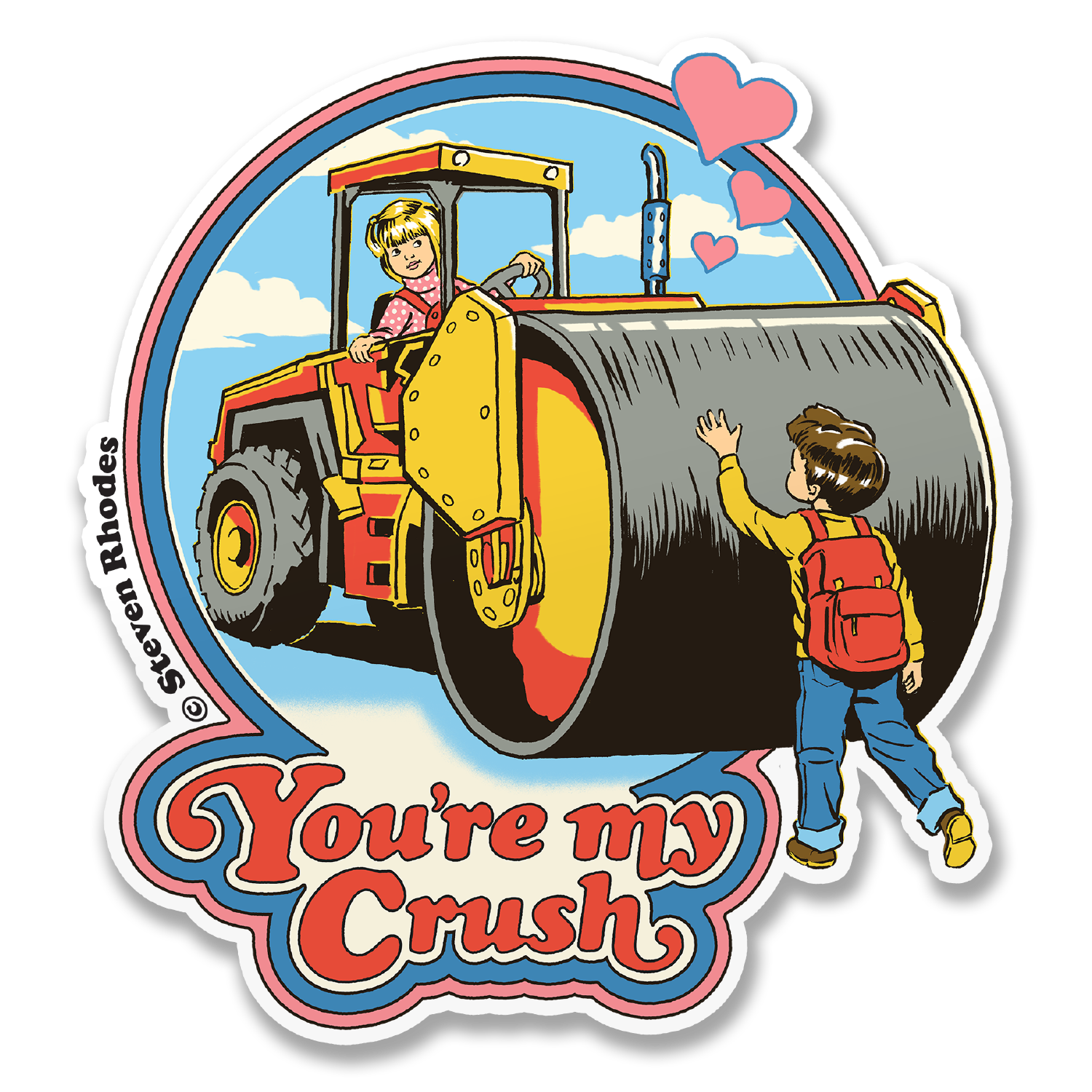 Steven Rhodes - You're My Crush Sticker