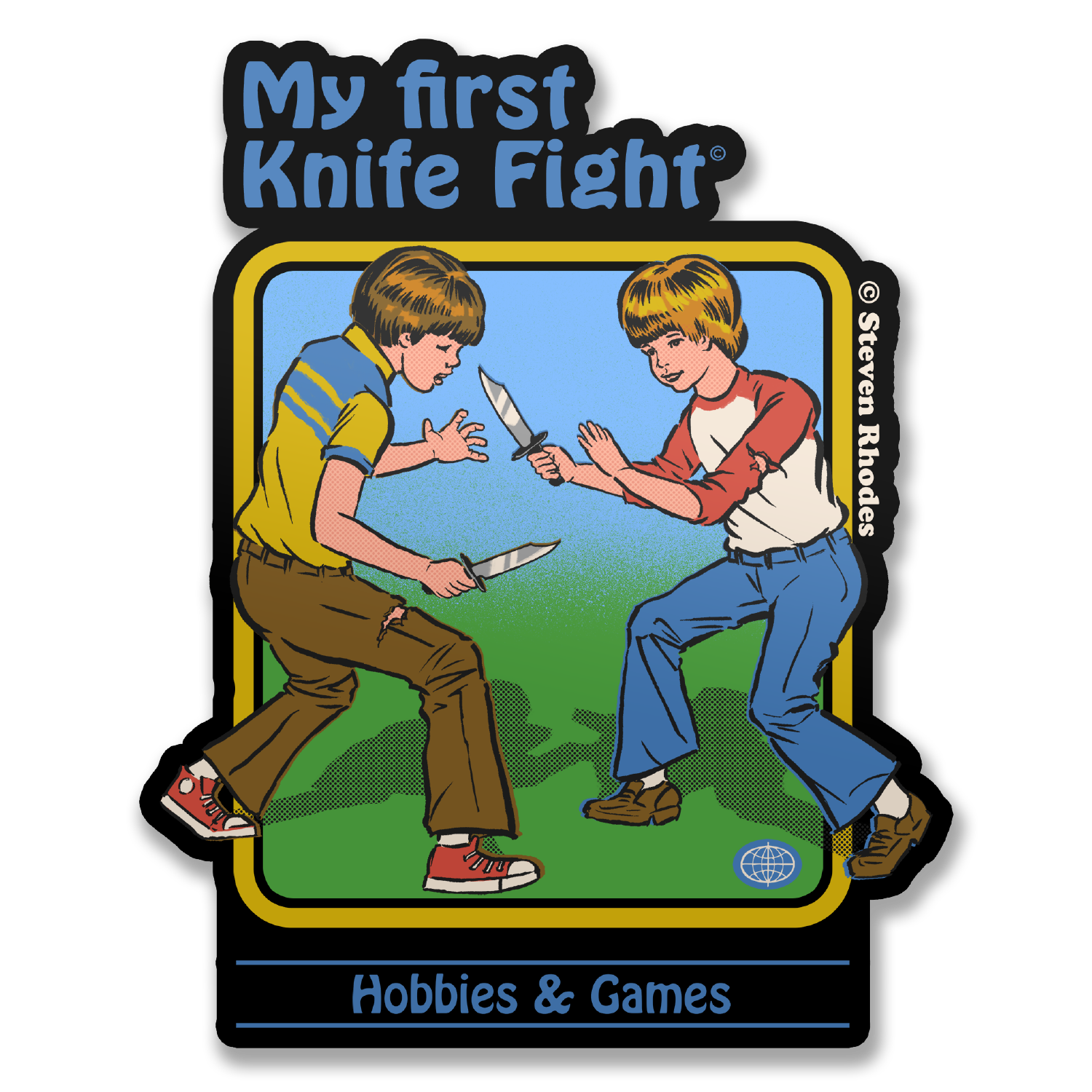 Steven Rhodes - My First Knife Fight Sticker