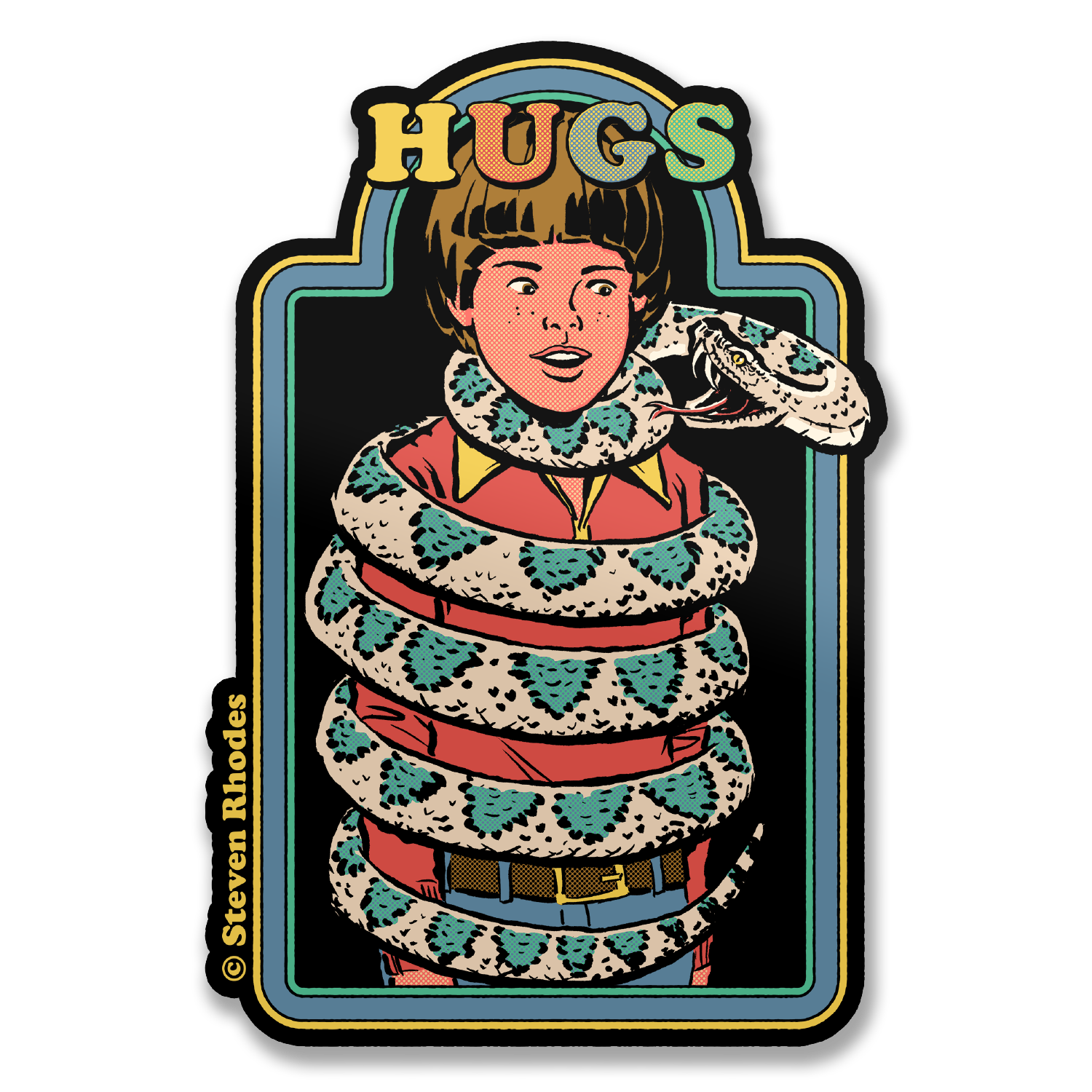 Steven Rhodes - Hugs Sticker