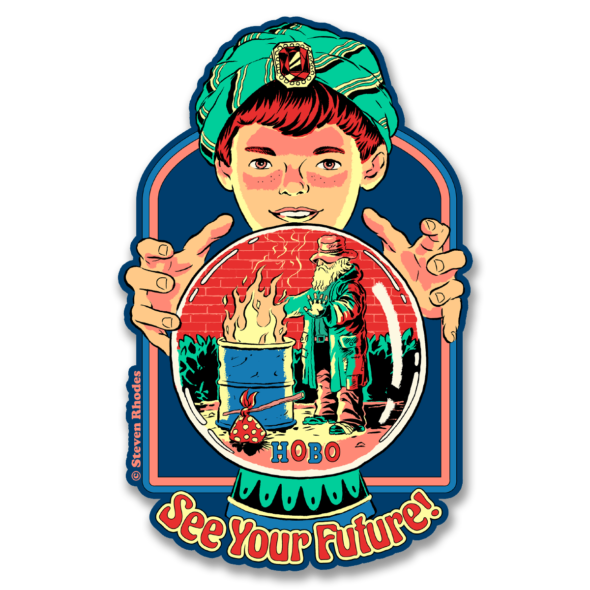 Steven Rhodes - See Your Future Sticker