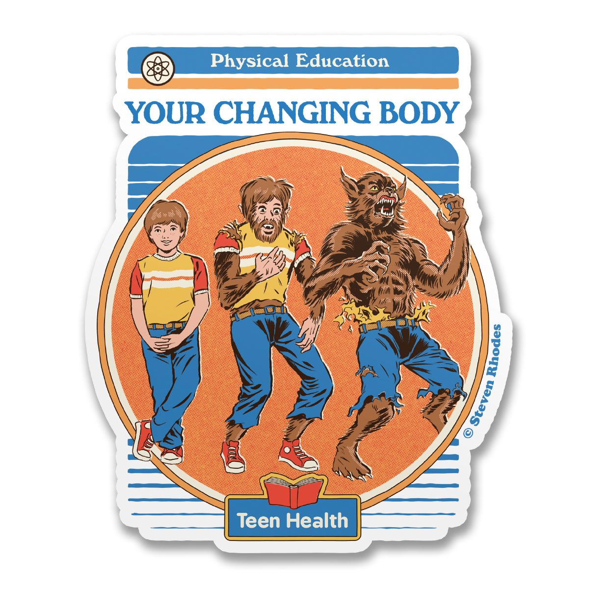 Steven Rhodes - Your Changing Body Sticker