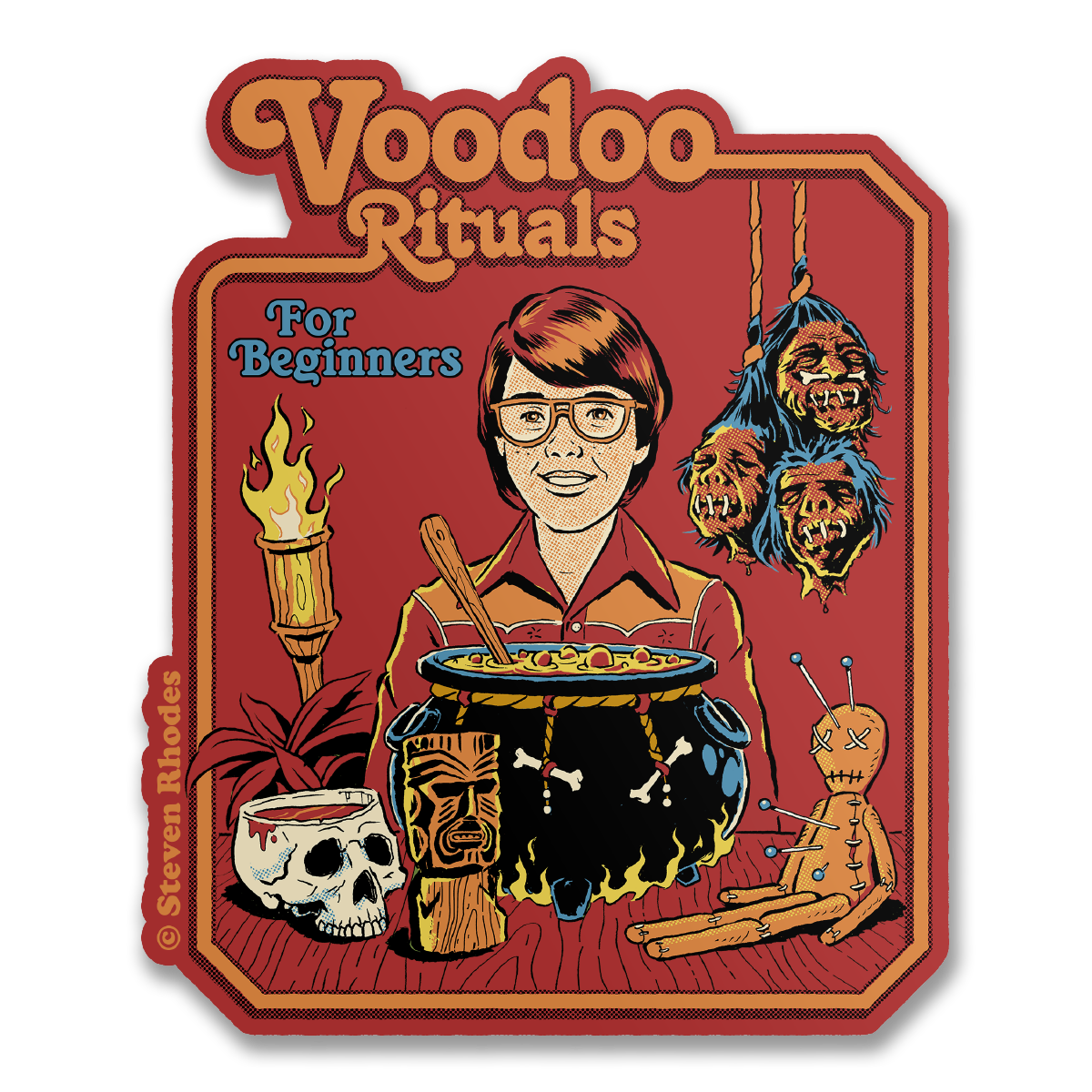 Steven Rhodes - Voodoo Rituals Sticker