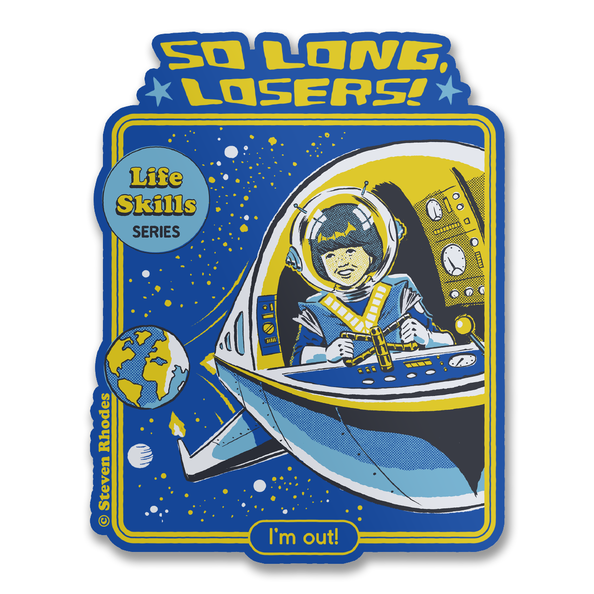 Steven Rhodes - So Long Losers Sticker