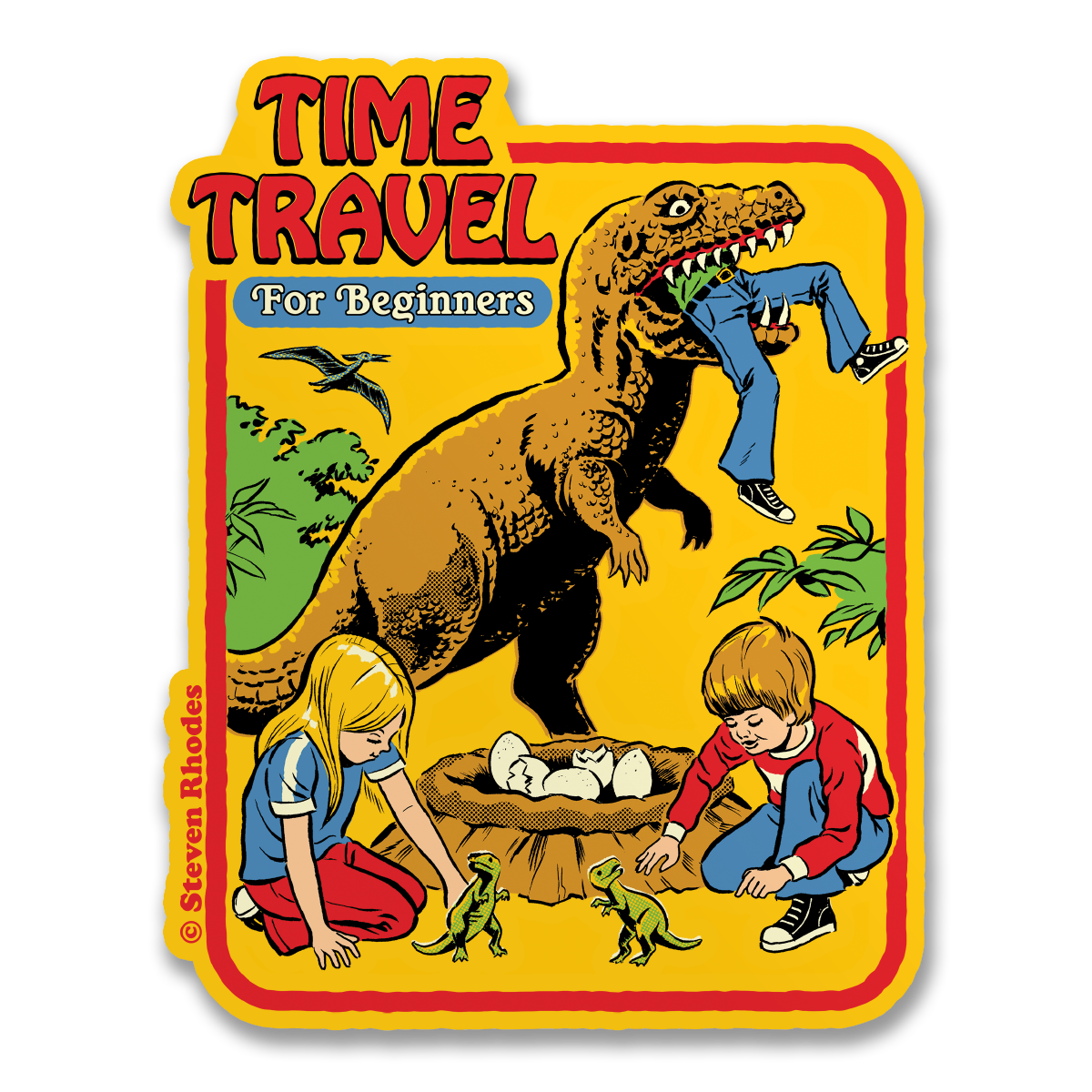 Steven Rhodes - Time Travel For Beginners Sticker