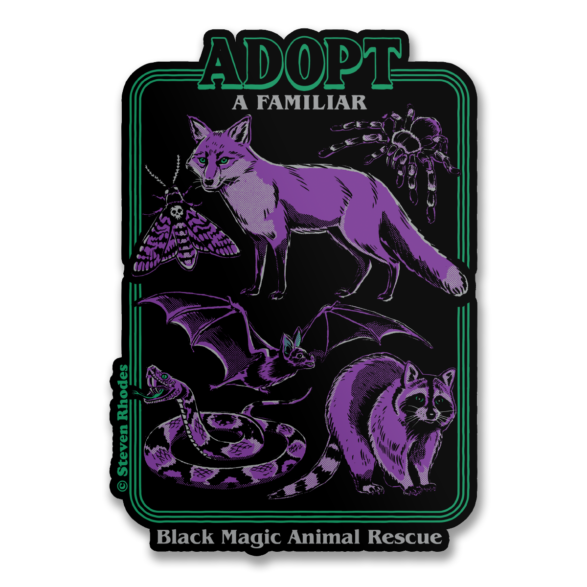 Steven Rhodes - Adopt A Familiar 2nd Edition Sticker