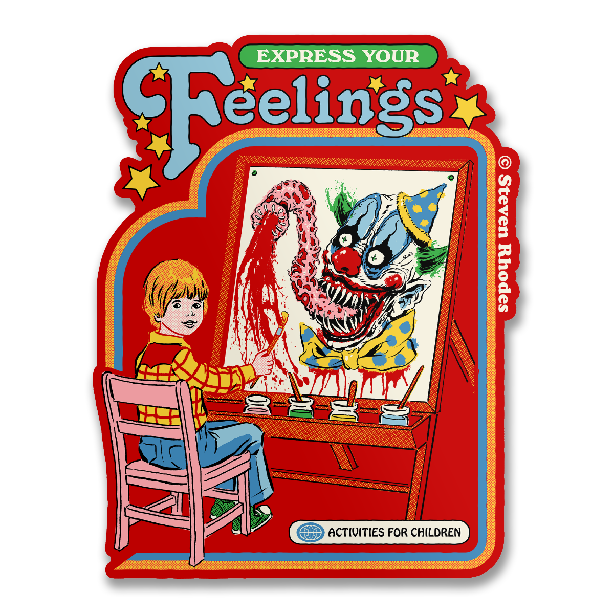 Steven Rhodes - Express Your Feelings Sticker