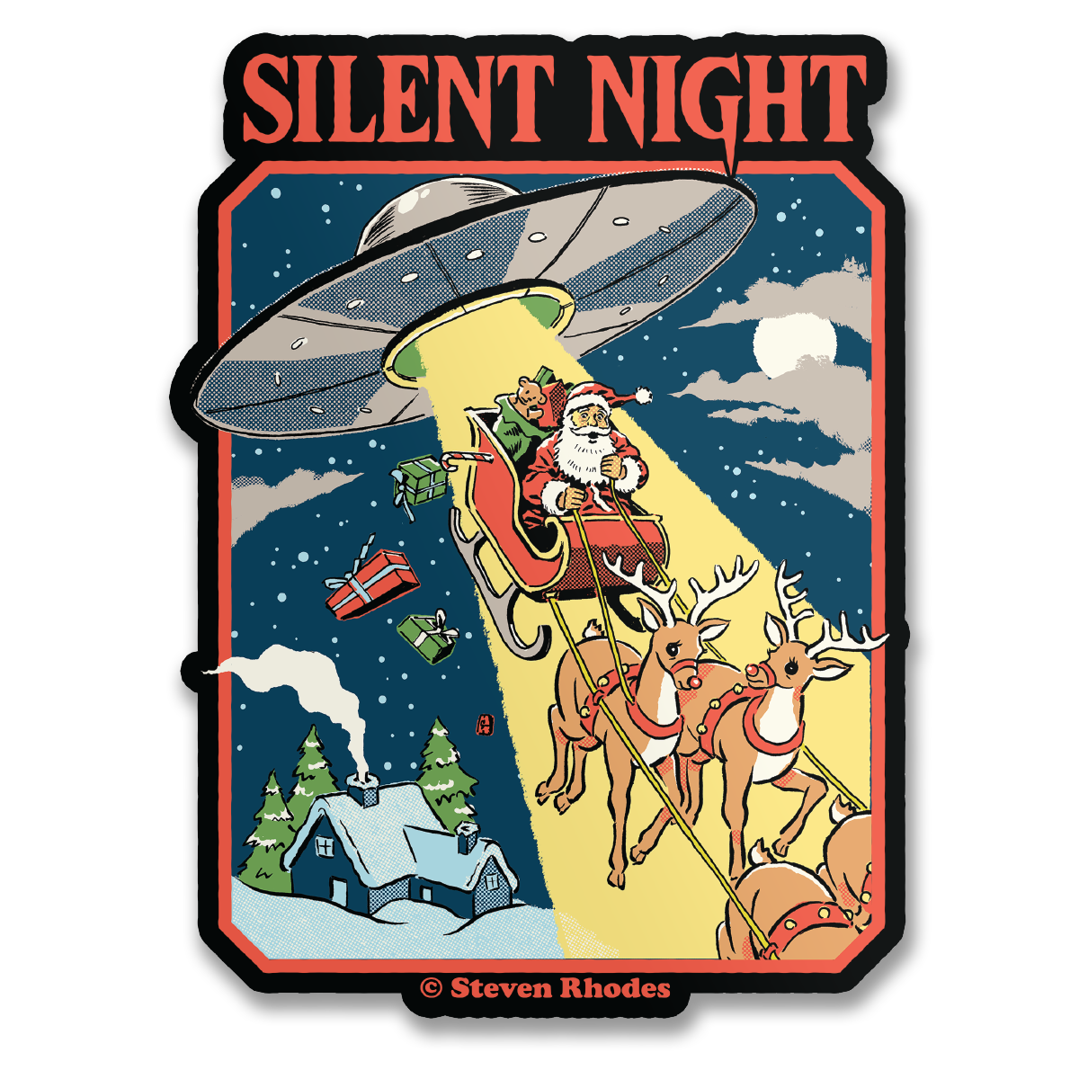 Steven Rhodes - Silent Night Sticker