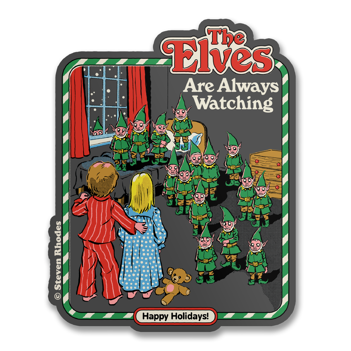 Steven Rhodes - The Elves Are Always Watching Sticker
