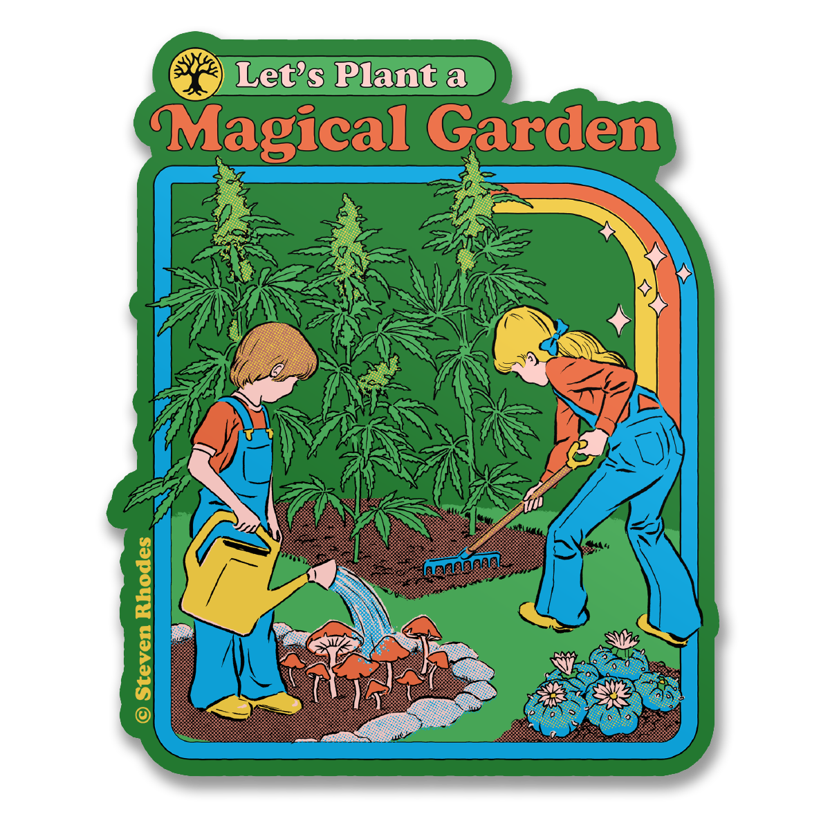 Steen Rhodes - Magical Garden Sticker
