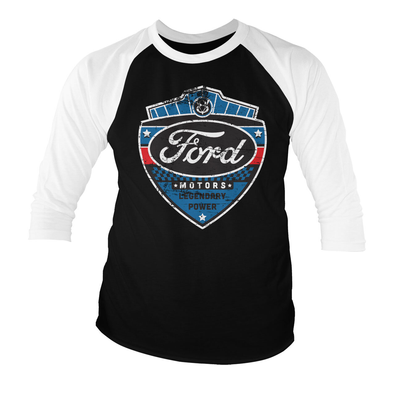 Ford - Legendary Power Baseball 3/4 Sleeve Tee