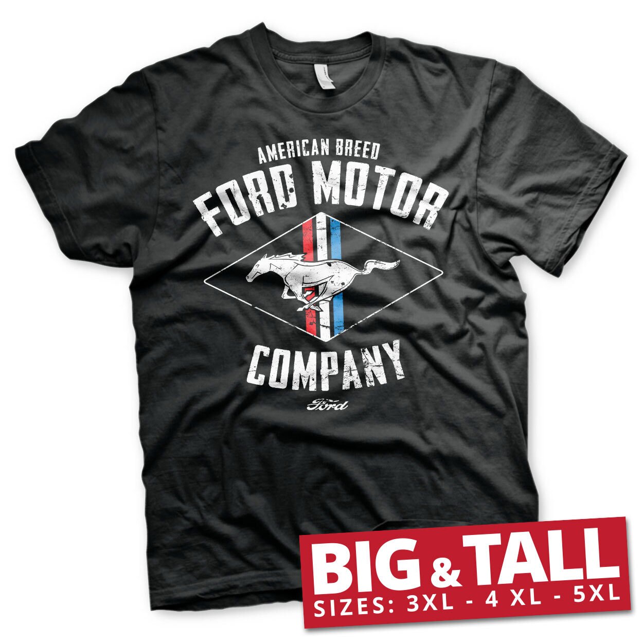 Ford Motor - American Breed Big & Tall T-Shirt