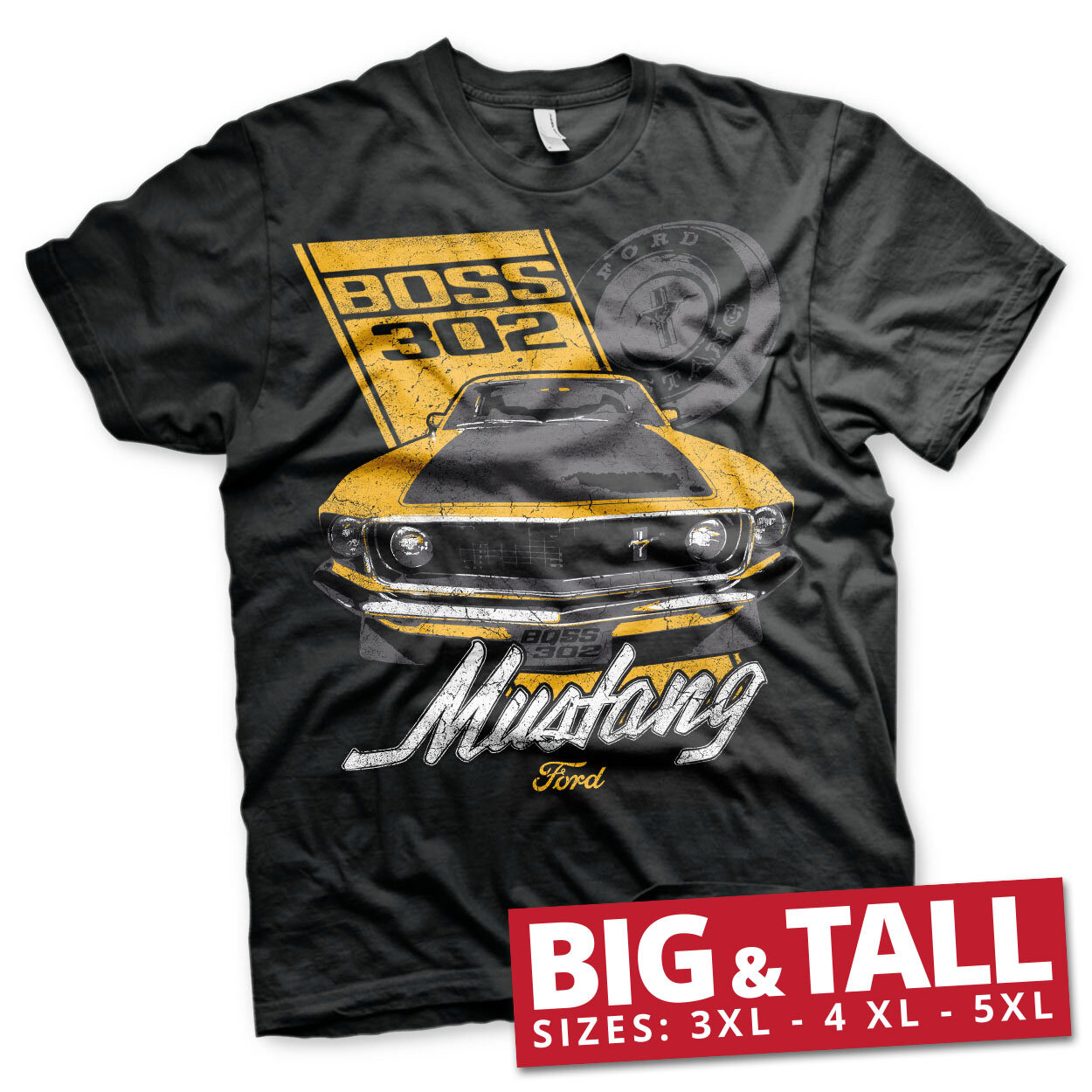 Ford Mustang BOSS 302 Big & Tall T-Shirt