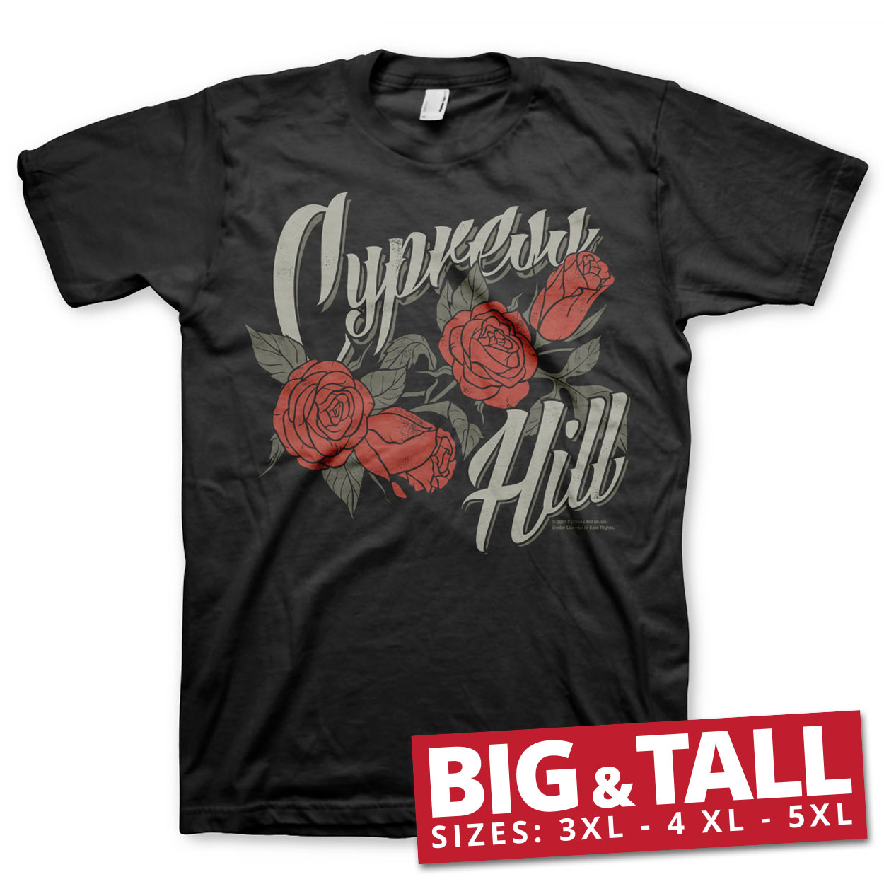 Cypress Hill Flower Big & Tall T-Shirt
