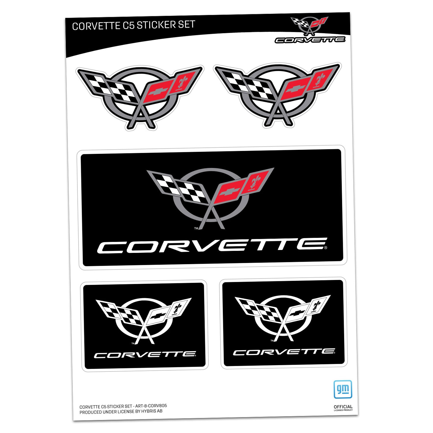 Corvette C5 Sticker Set