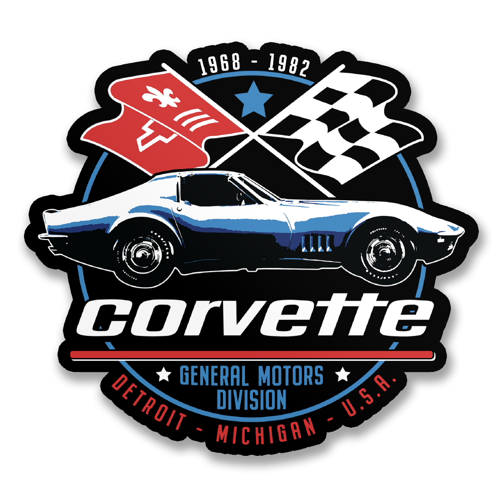 Corvette C3 GM Division Sticker
