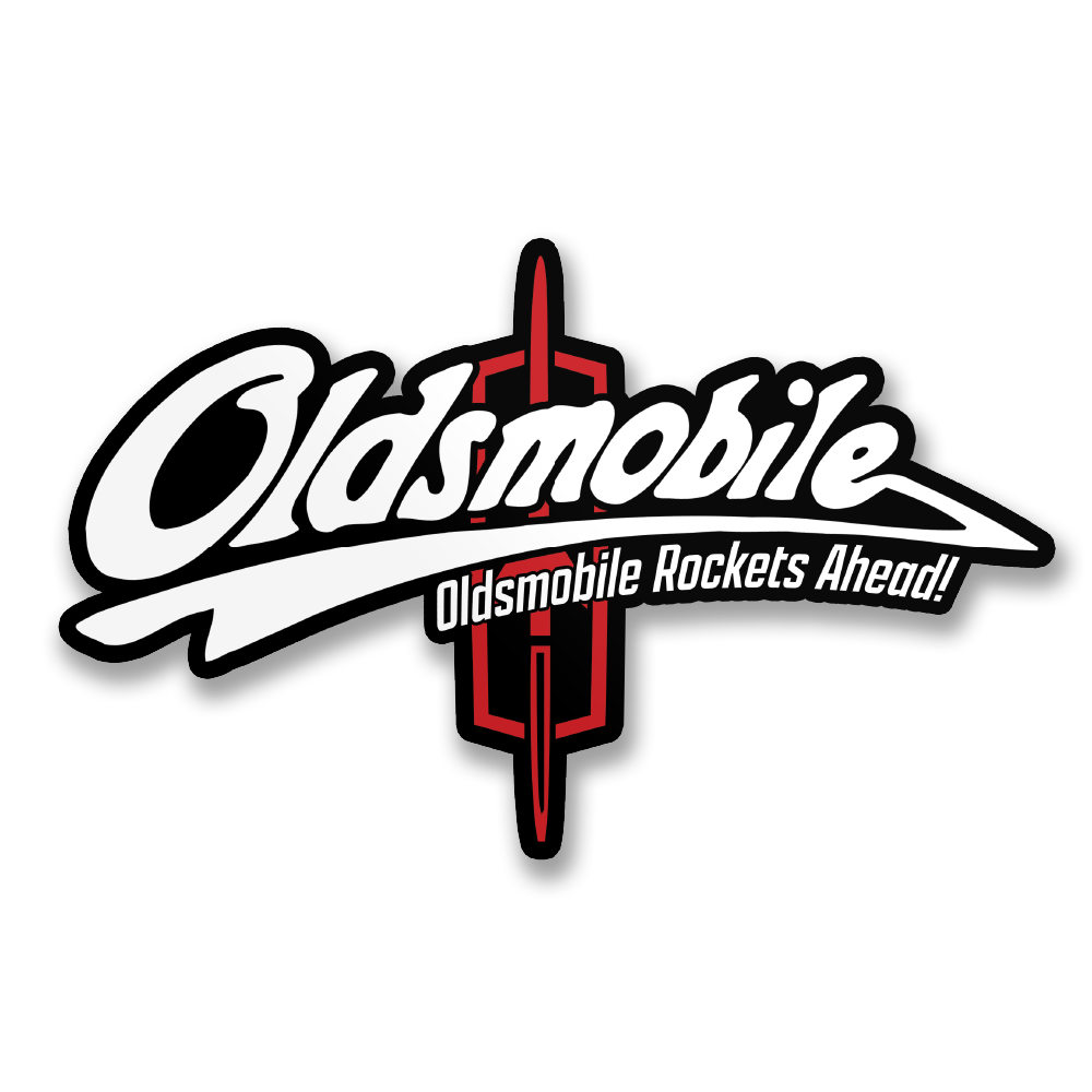 Oldsmobile Rockets Ahead Sticker