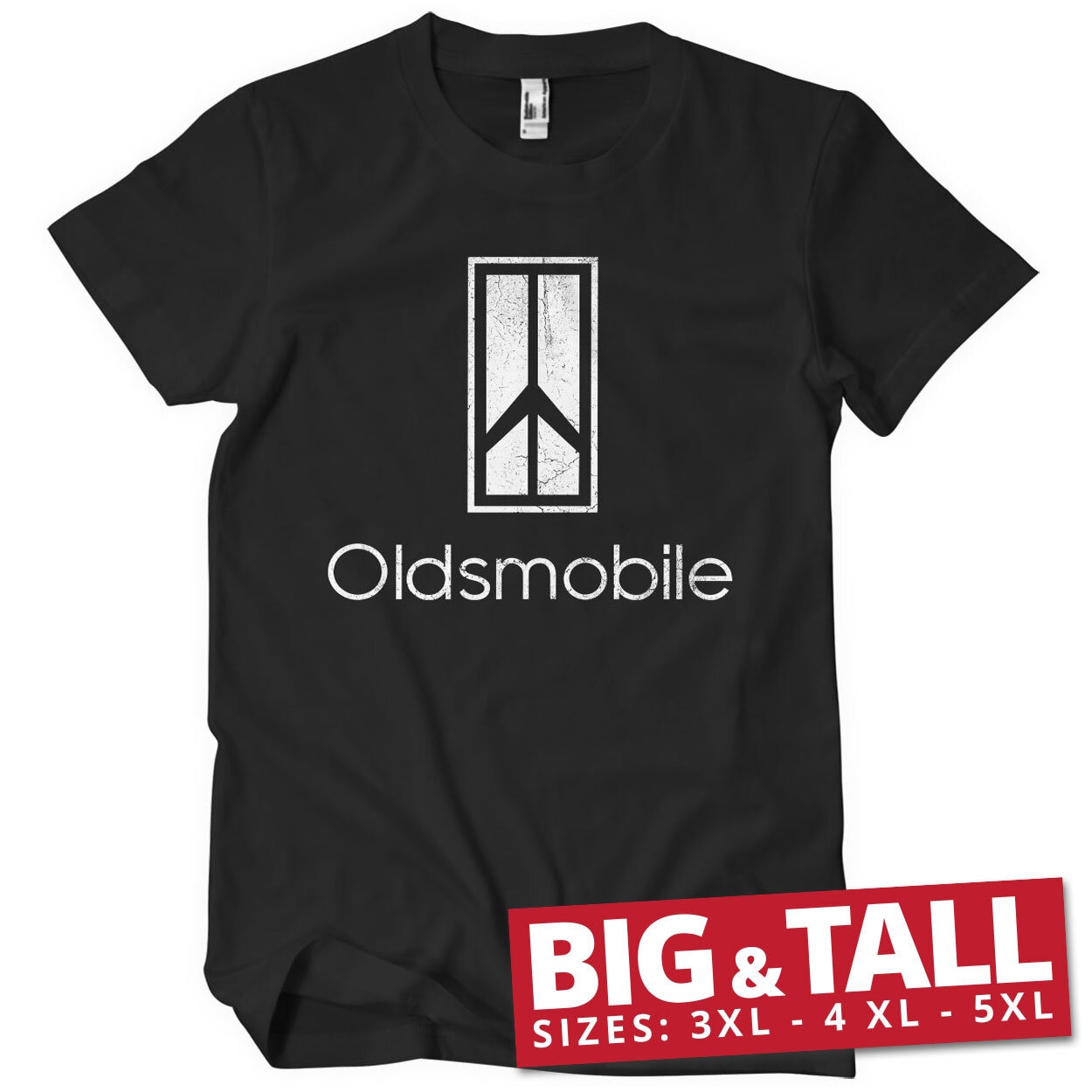Oldsmobile Washed Logo Big & Tall T-Shirt