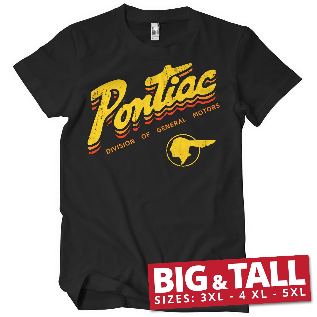 Pontiac Division Of General Motors Big & Tall T-Shirt