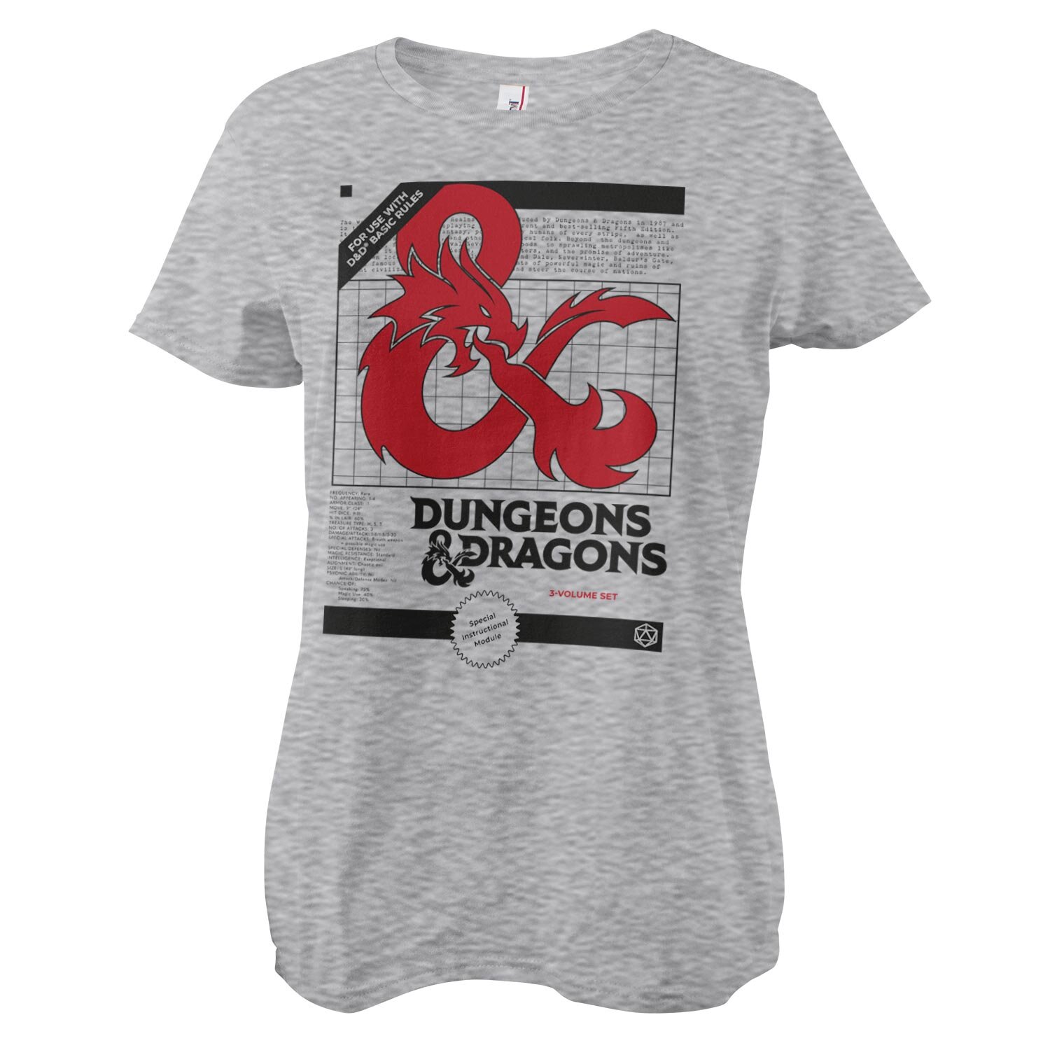 Dungeons & Dragons - 3 Volume Set Girly Tee
