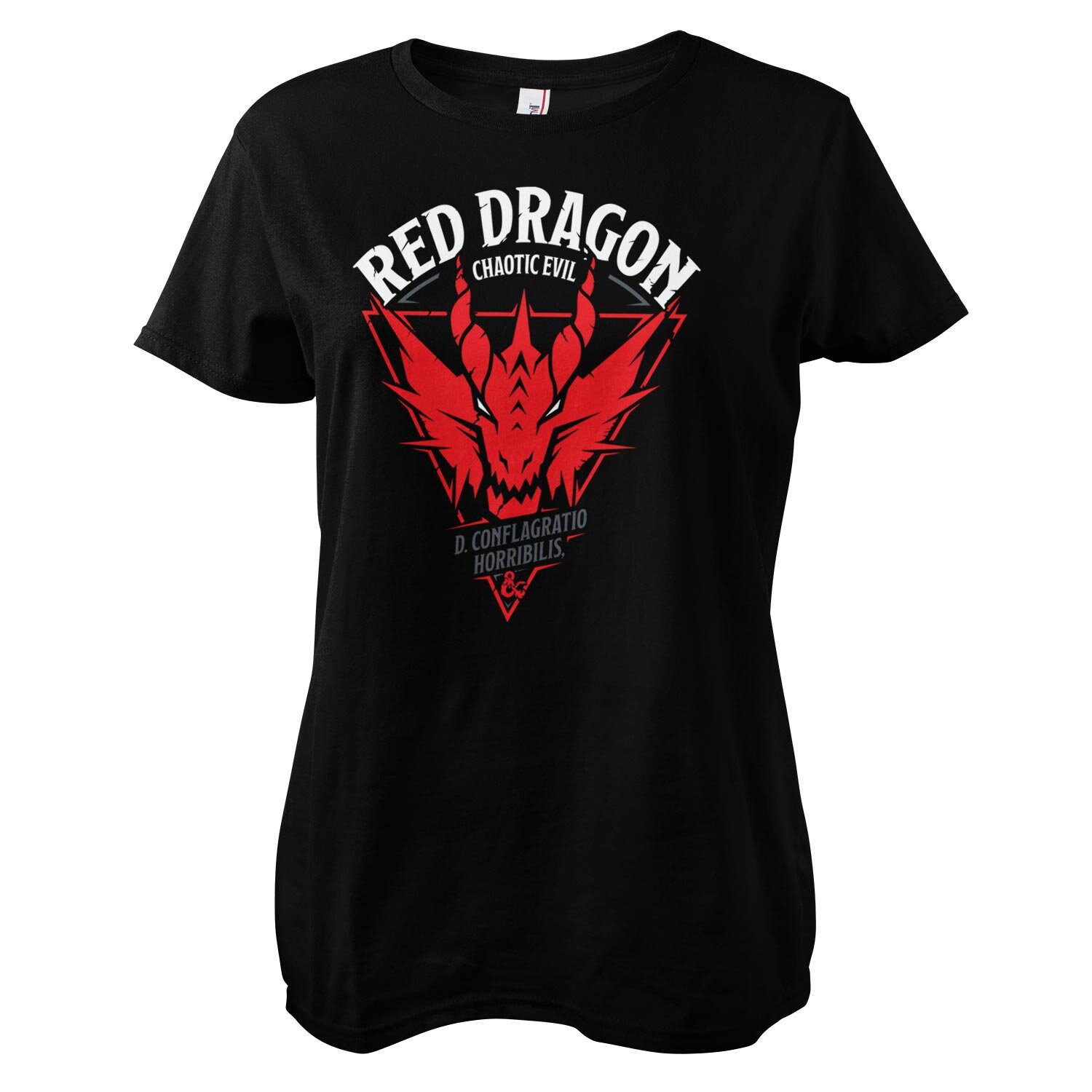 Red Dragon - Chaotic Evil Girly Tee