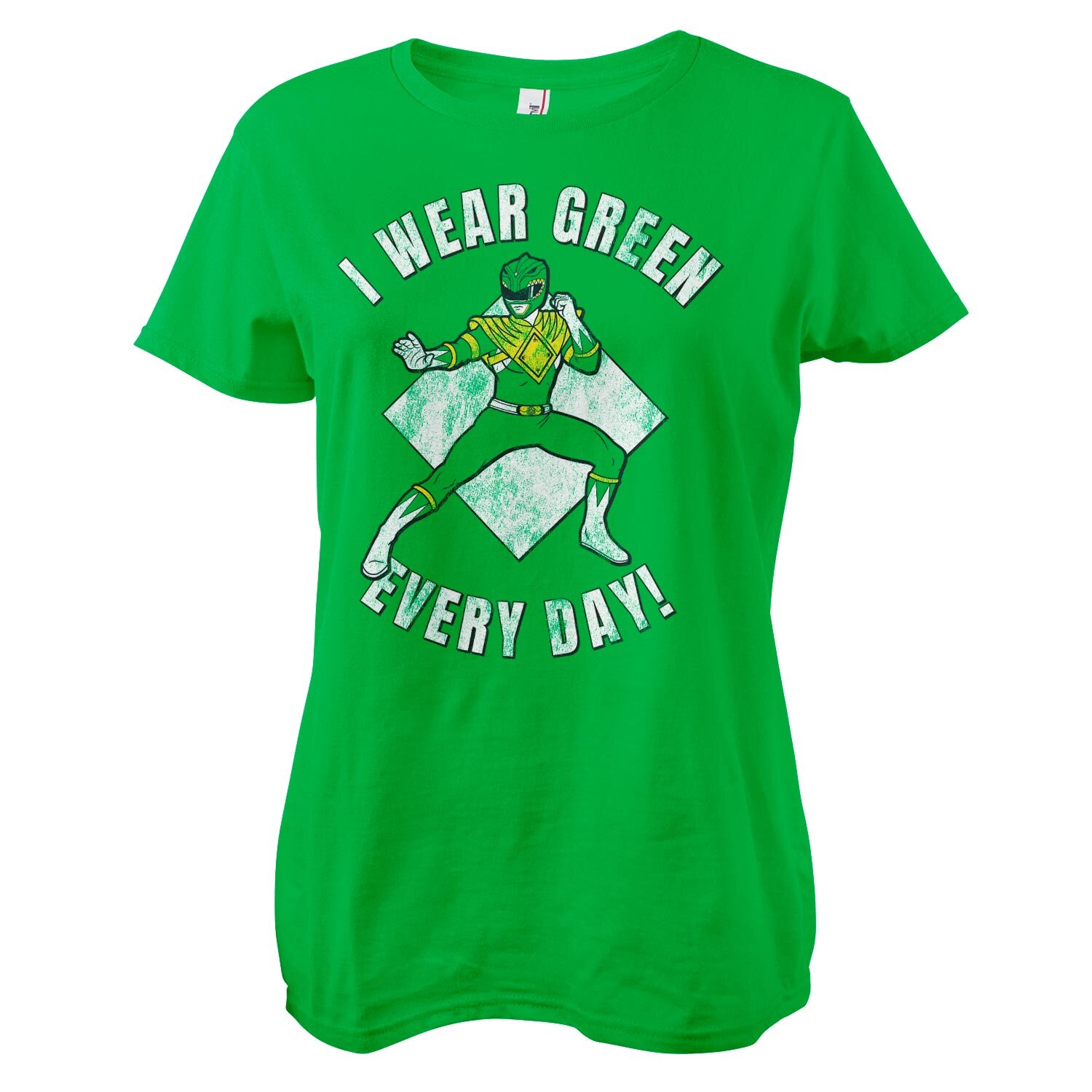 I Wear Green Every Day Girly Tee