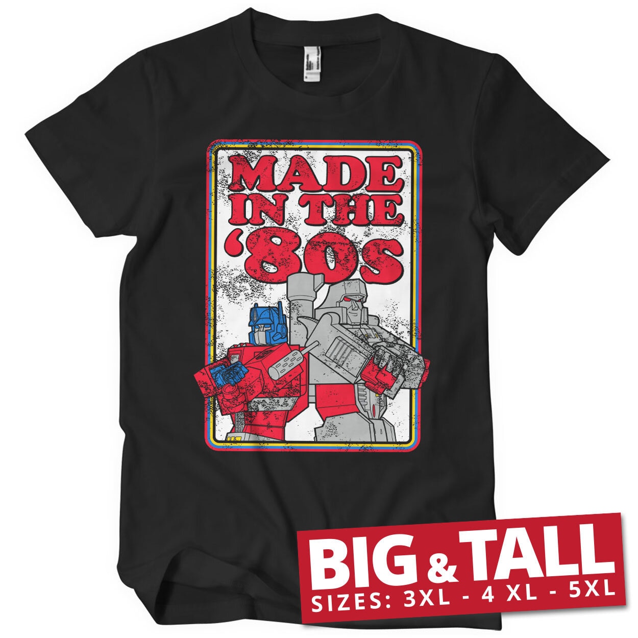 Transformers - Made In The 80s Big & Tall T-Shirt