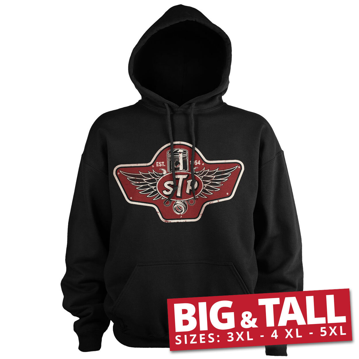 STP Piston Emblem Big & Tall Hoodie