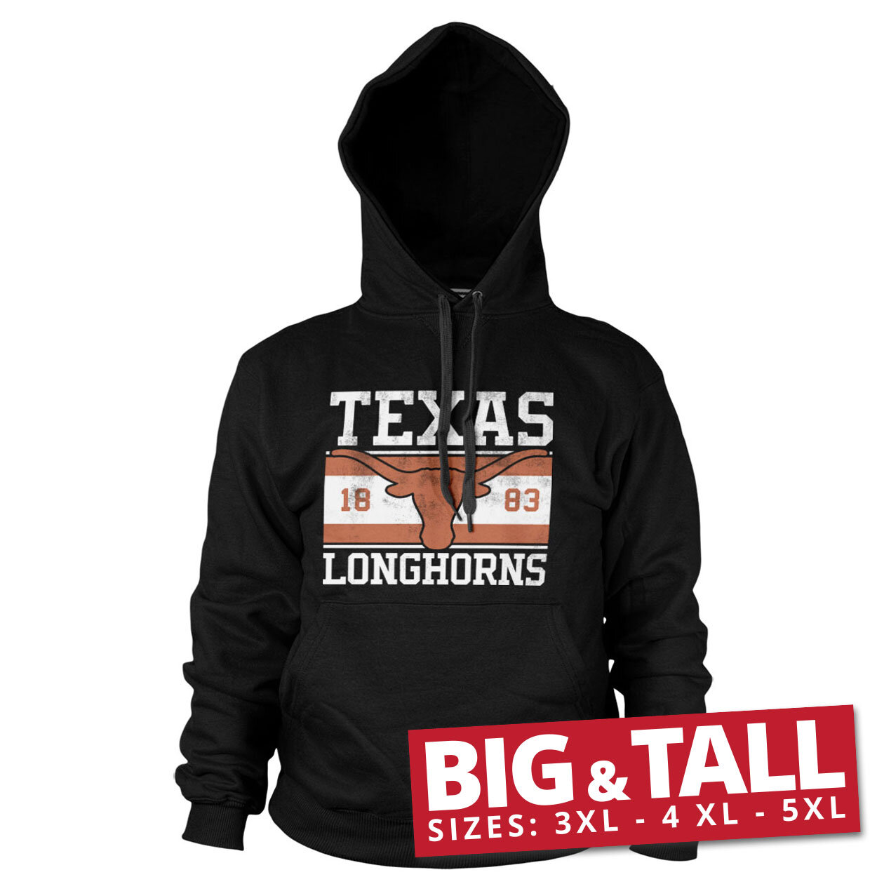 Texas Longhorns Flag Big & Tall Hoodie