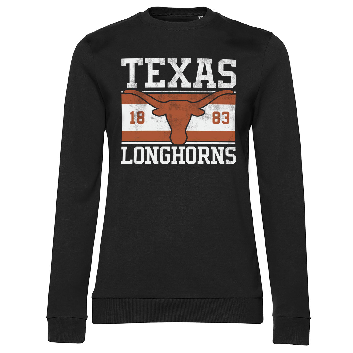 Texas Longhorns Flag Girly Sweatshirt 