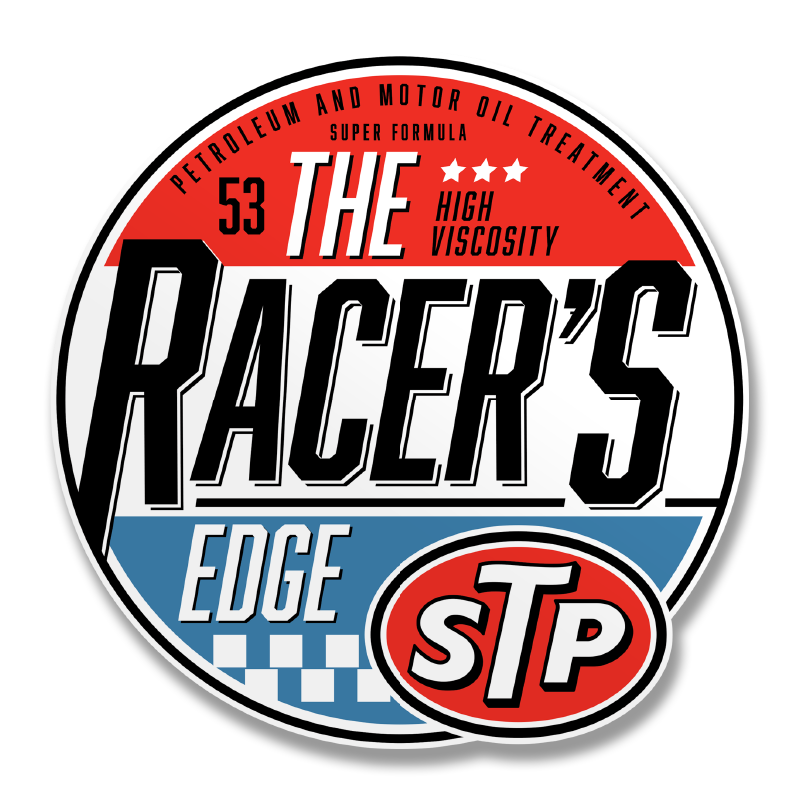 STP - The Racer's Edge Sticker