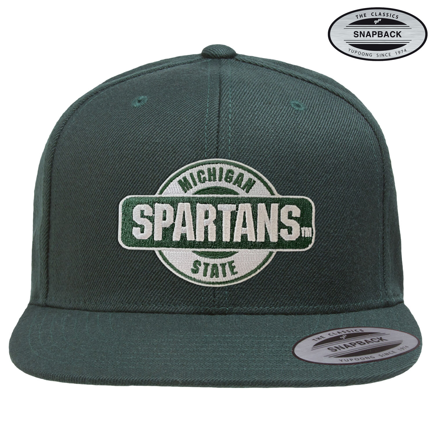 MSU Spartans Patch Premium Snapback Cap