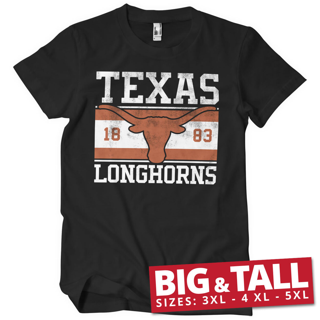 Texas Longhorns Flag Big & Tall T-Shirt
