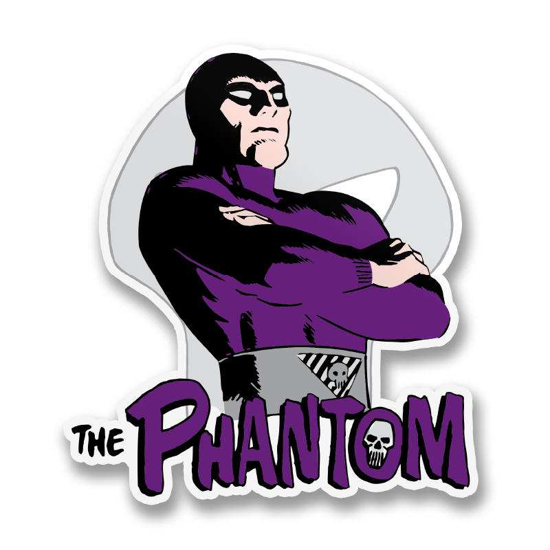 The Phantom Pose Sticker