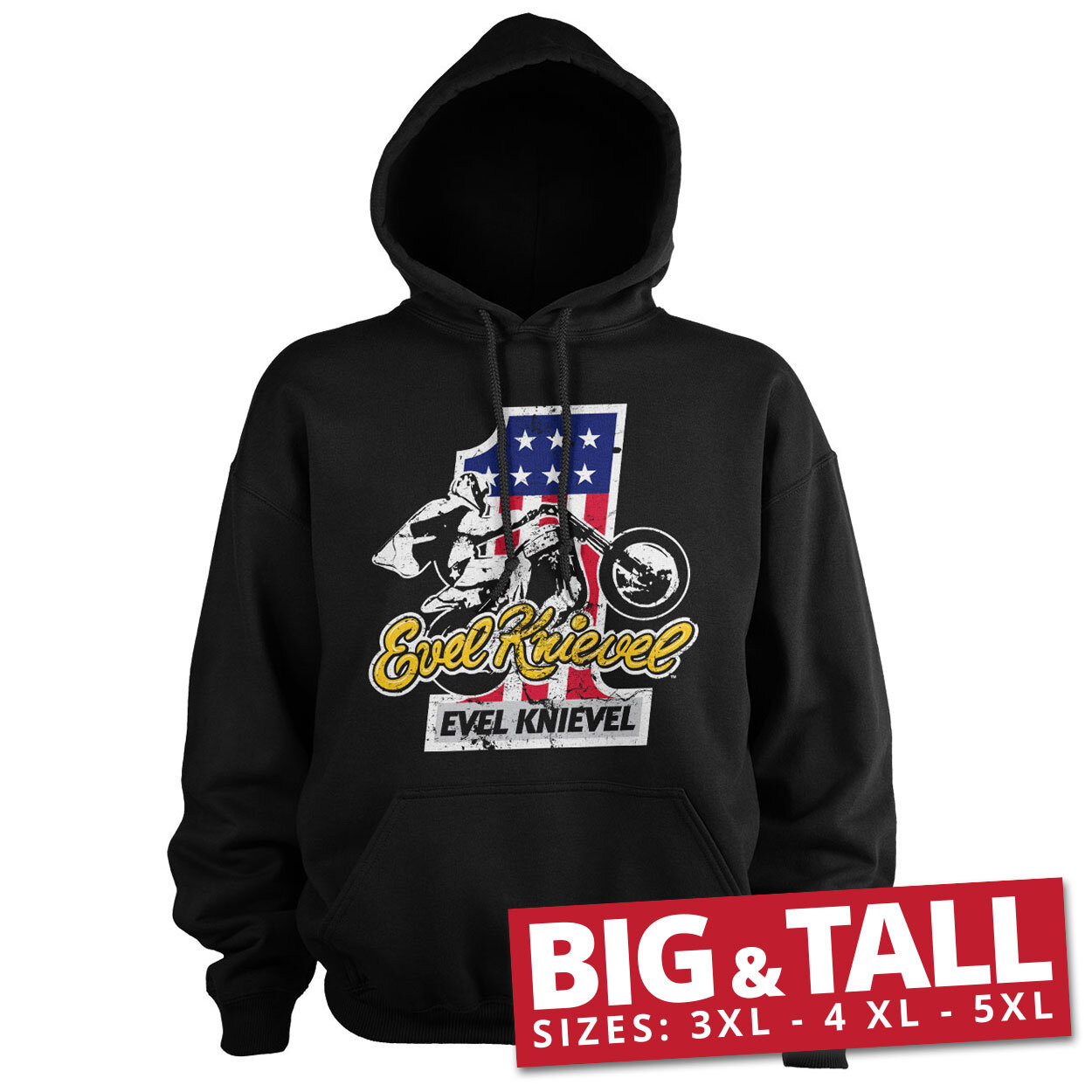 Evel Knievel No. 1 Big & Tall Hoodie
