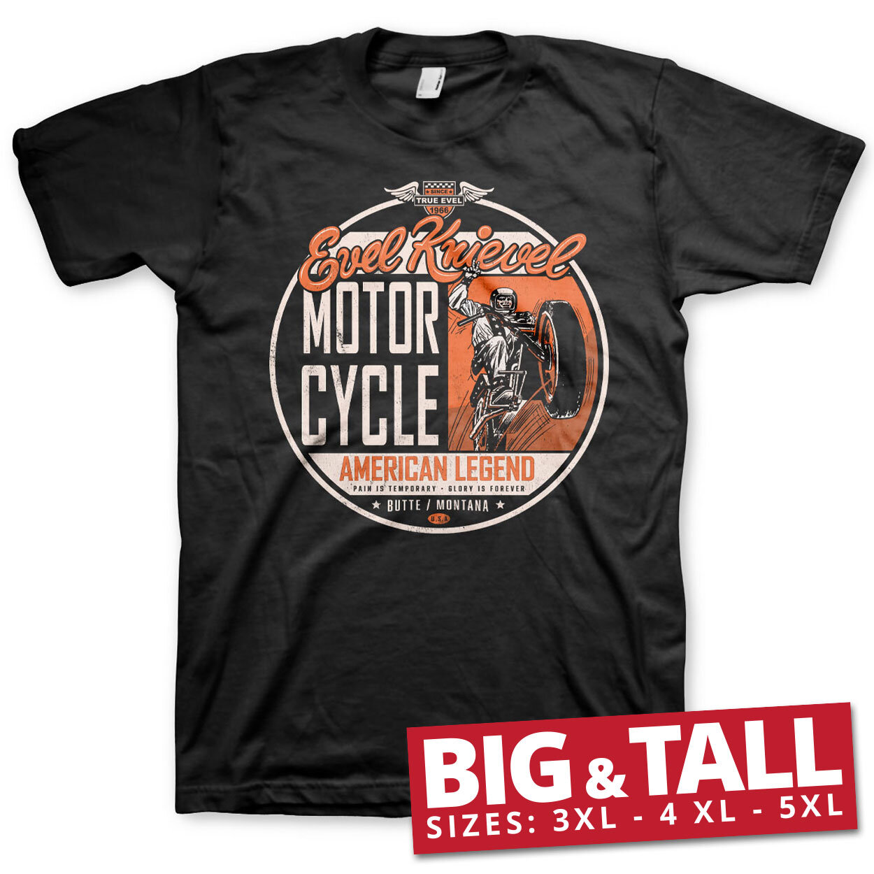 Evel Knievel - American Legend Big & Tall T-Shirt