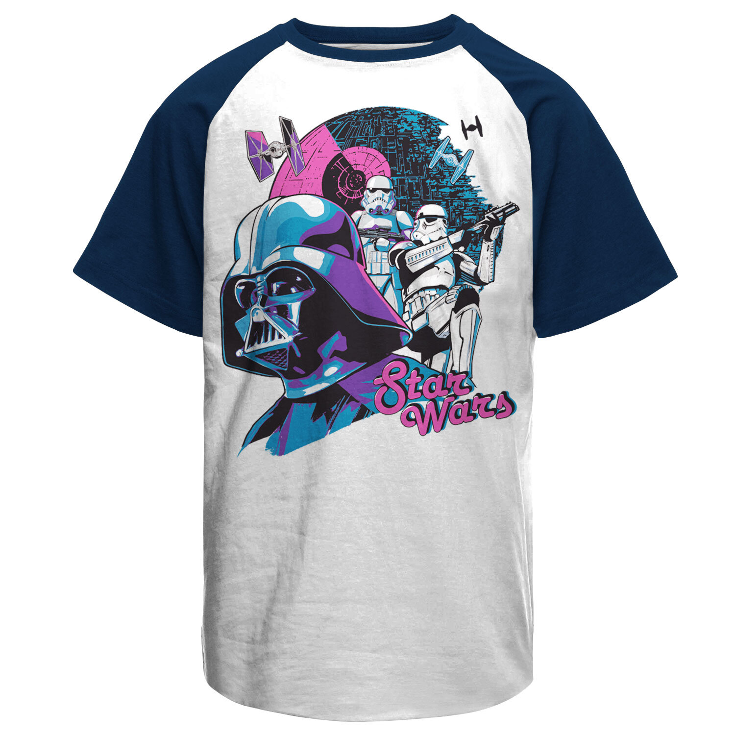Star Wars - Colorful Death Baseball T-Shirt