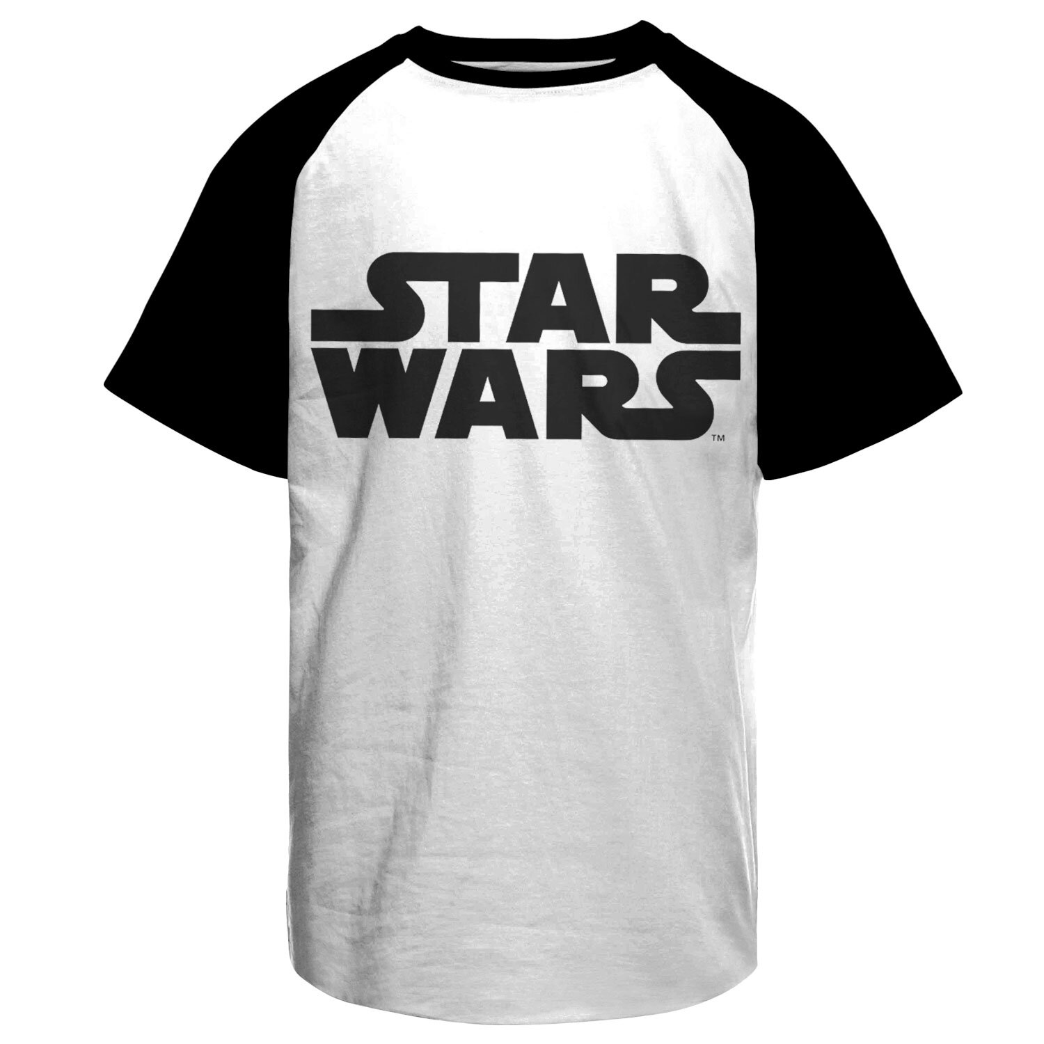 Star Wars Black Logo Baseball T-Shirt