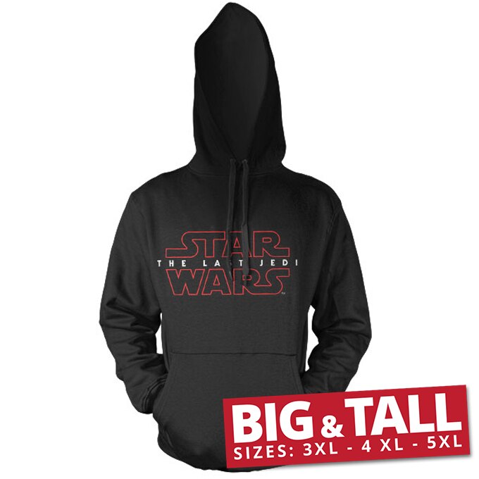 Star Wars - The Last Jedi Logo Black Big & Tall Hoodie