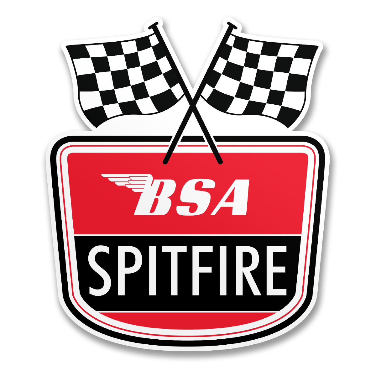 BSA Spitfire Logo Sticker