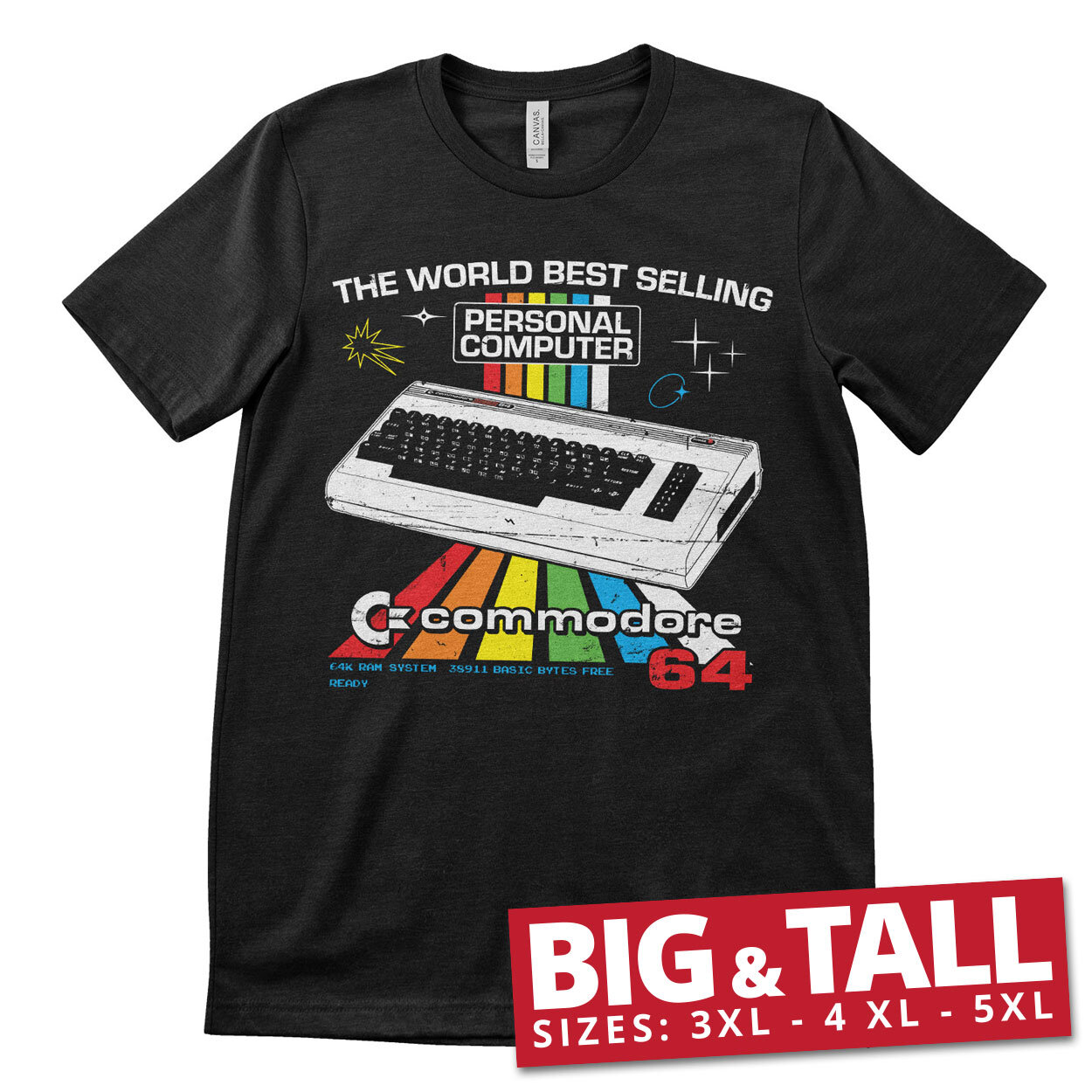 C64 Personal Computer Big & Tall T-Shirt