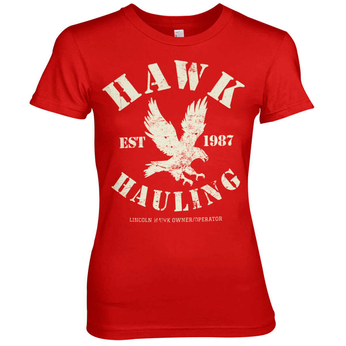 Hawk Hauling Girly Tee
