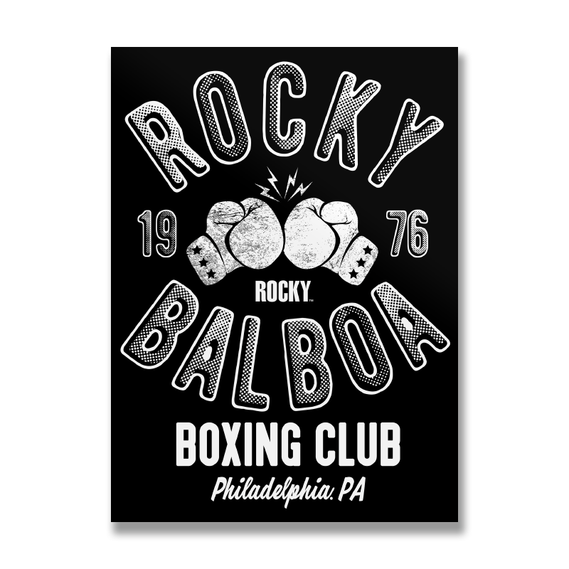 Rocky Balboa Boxing Club Sticker