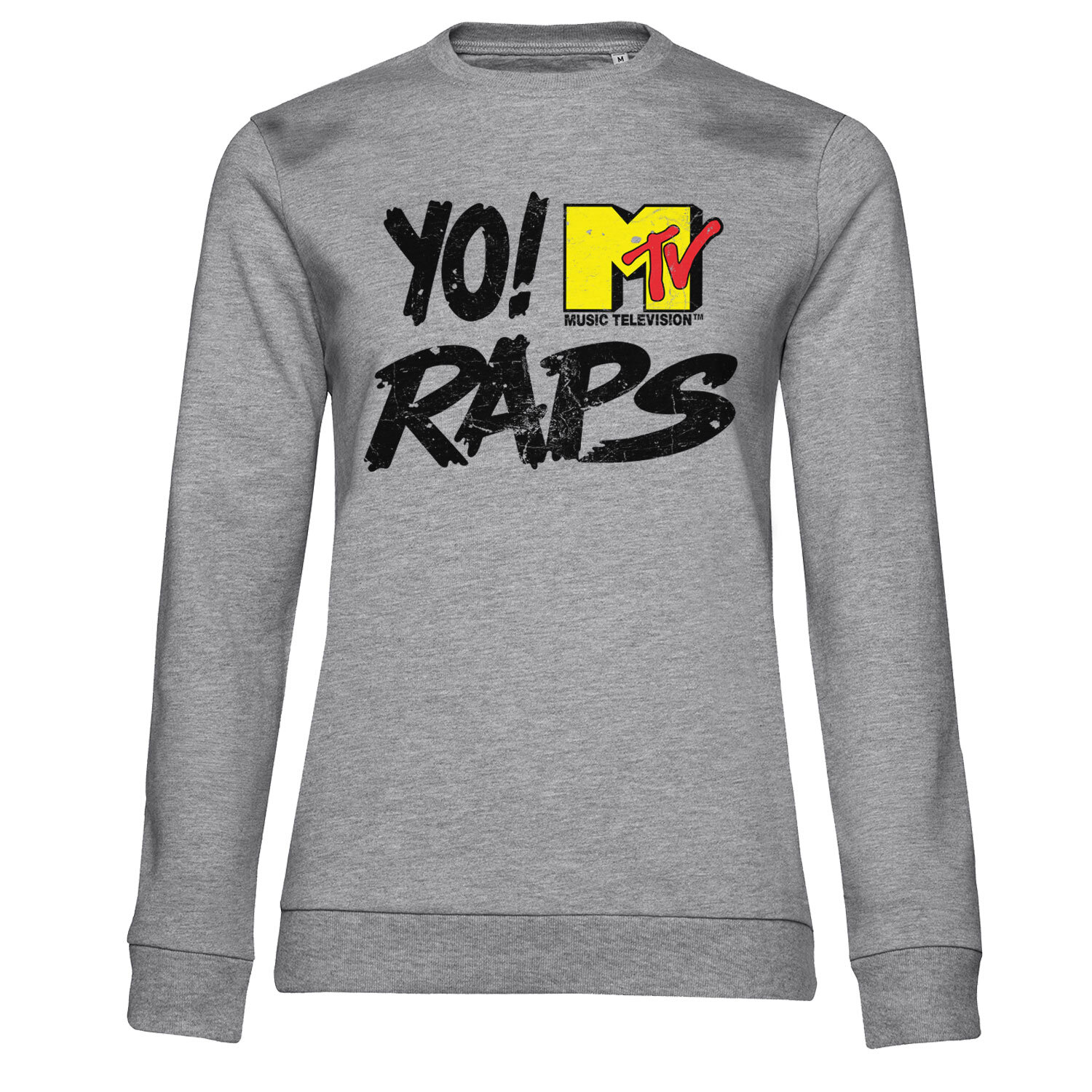 Yo! MTV Raps Distressed Logo Girly Sweatshirt