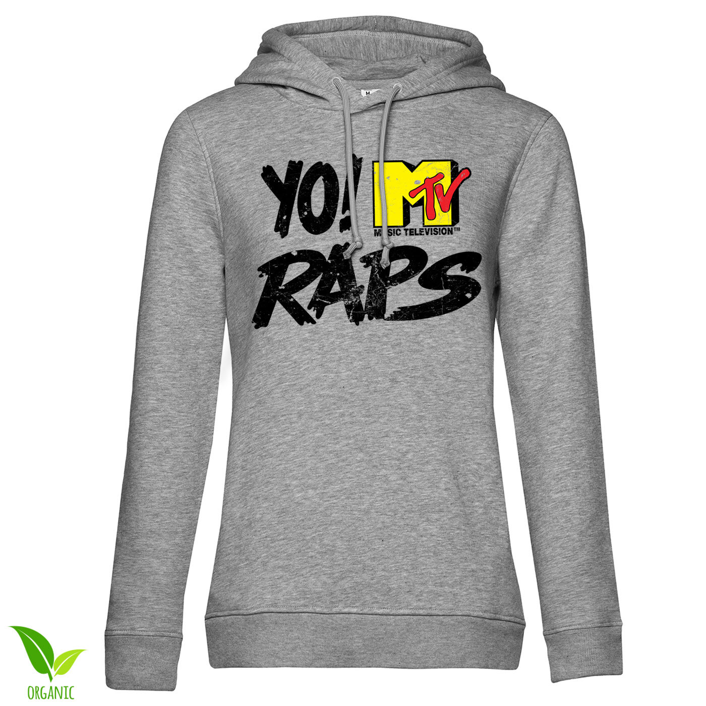 Yo! MTV Raps Distressed Logo Girls Hoodie